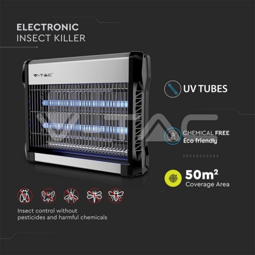 2 x 8W Electronic Insect Killer - 4