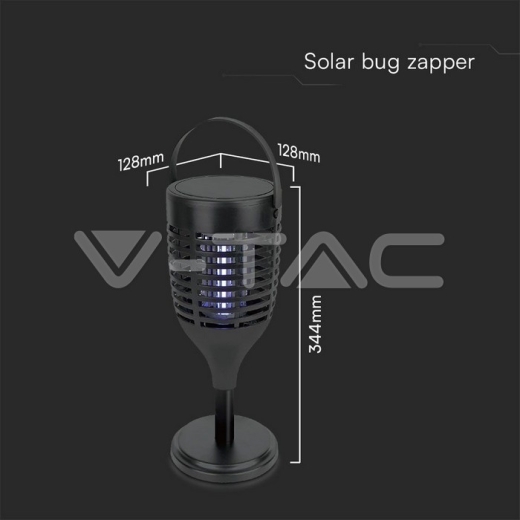 Instalación de Solar Bug Zapper 3 tipos - 9