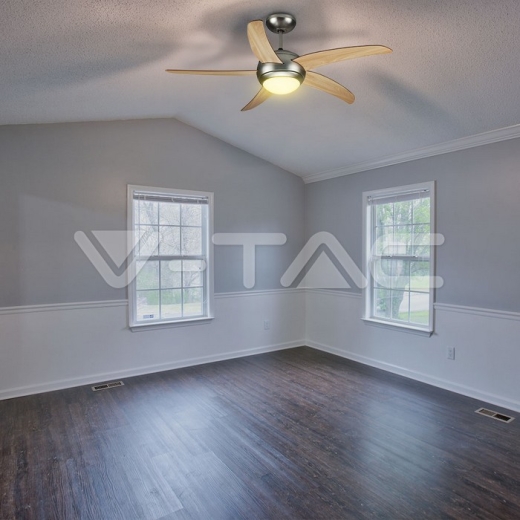 2 x E27 LED Ceiling Fan Light Remote Control 5 Blades - 9