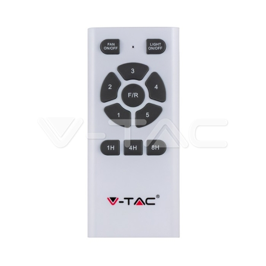 Ventilador de techo LED 30W 3 en 1 control remoto por RF 3 cuchillas color Blanco 35W DC Motor - 7