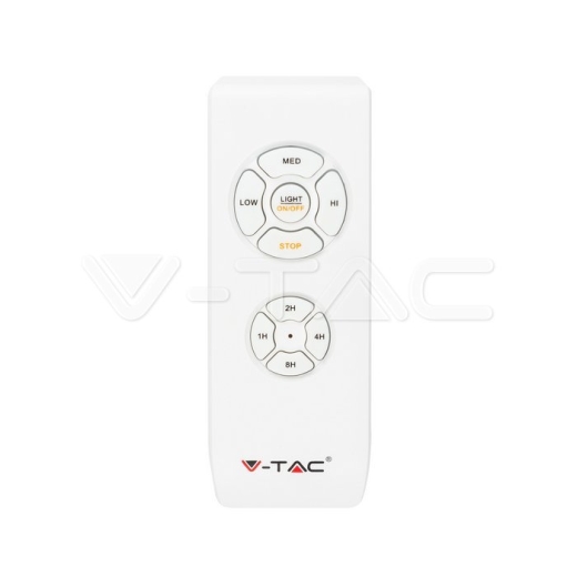 45W LED Box Fan Ceiling Light RF Control 3 in 1 Motor Grey Ring - 6