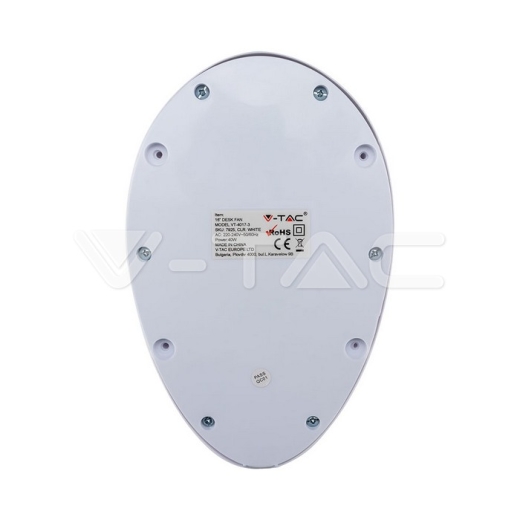 Ventilador de mesa 40W, 4 butones, 3 cuhillas, 16 pulgadas - 5