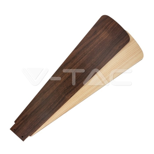 Ventilador de techo 15W LED 5 cuchillas reversibles, mando a distancia - 4