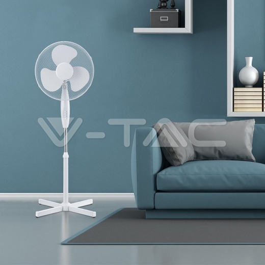 Ventilador de pie 40W 600mm 4 botones 3 cuchillas - 5