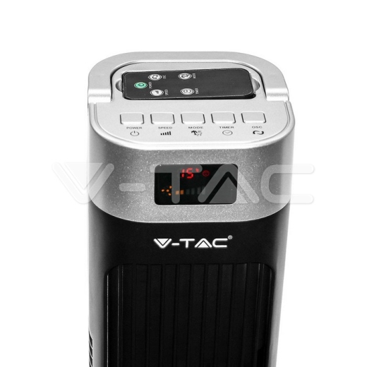 Ventilador LED 55W 36 Inches Negro - 3