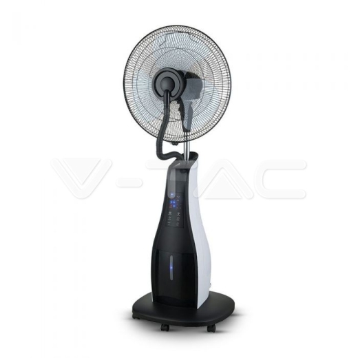 80W LED Mist Fan with Remote Control Round 3 Blades - 1