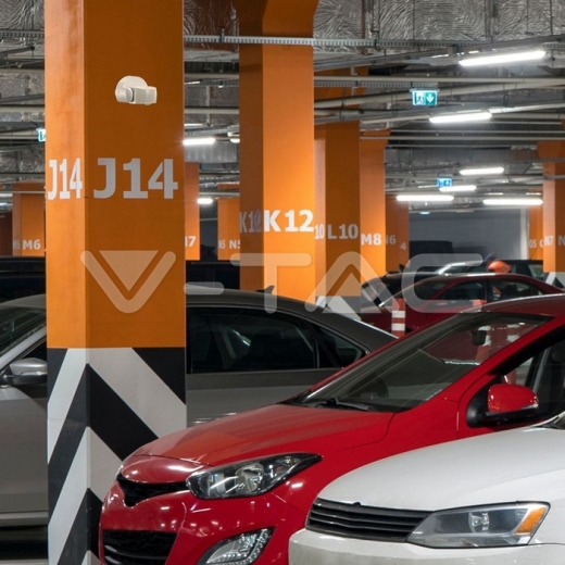 Sensor de Movimiento Microondas 300W 180'D Cuerpo Blanco IP65 - 5