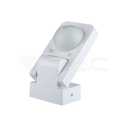 Sensor de movimiento infrarrojo blanco 360° 1000W Ajustable - 1