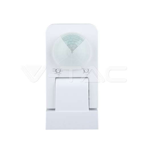 Sensor de movimiento infrarrojo blanco 360° 1000W Ajustable - 2