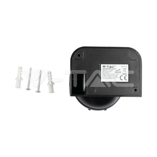 Sensor de movimiento Infrarrojo Cuerpo Negro - 3