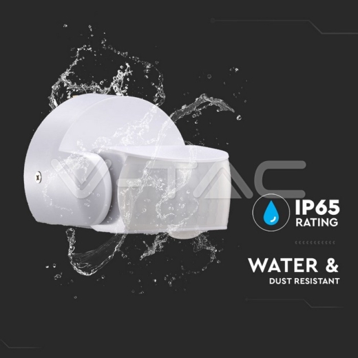 Sensor de movimiento infrarrojo blanco - 5