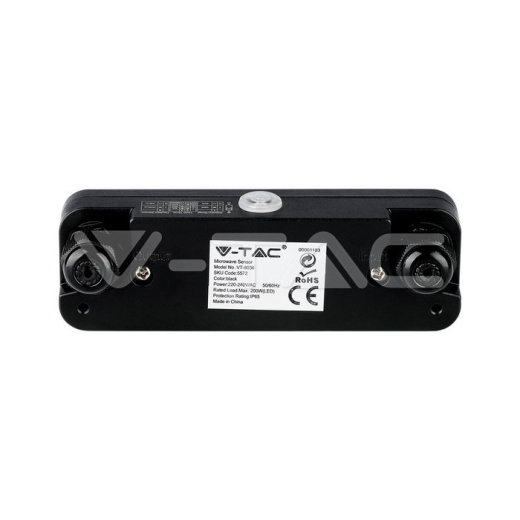 Microwave Sensor de movimiento Negro - 2