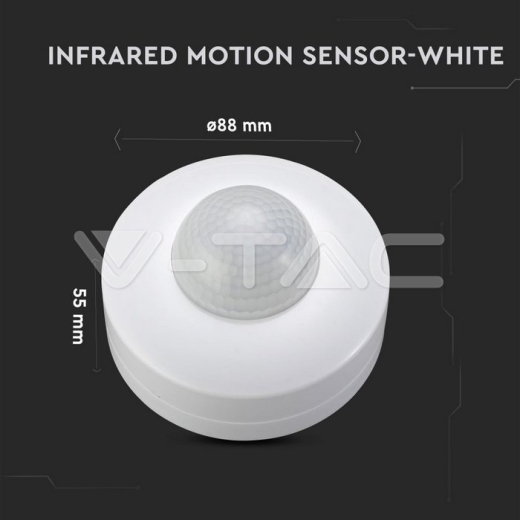 Infrared Motion Sensor White 360° - 6