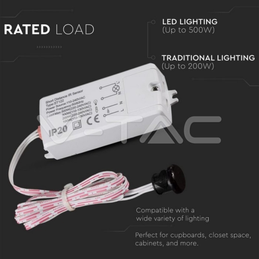Sensor de movimiento ON/OFF Hand reaction - 2