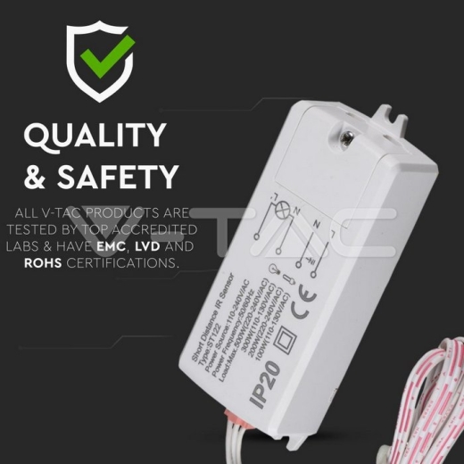 Sensor de movimiento ON/OFF Hand reaction - 3