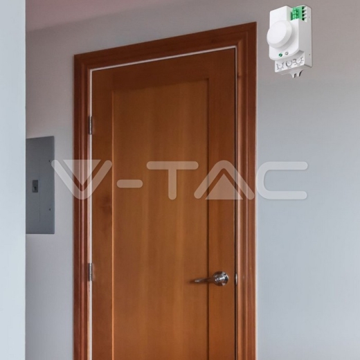 Sensor Microwave cuerpo blanco con función apagado/encendido - 7