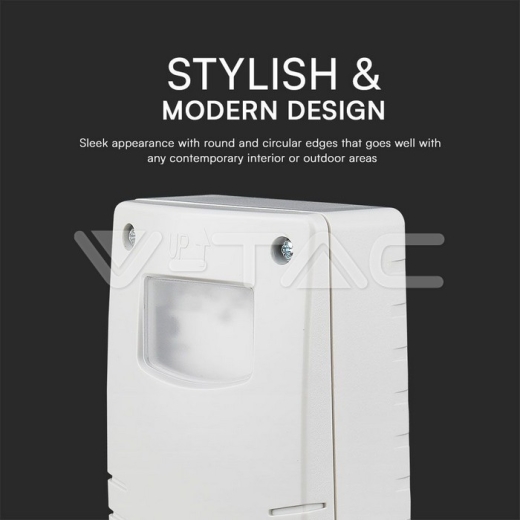 Sensor Fotocélula IP65 Cuerpo Blanco - 6