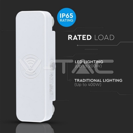 Microwave Sensor de movimiento Blanco - 3