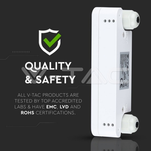 Microwave Sensor de movimiento Blanco - 5