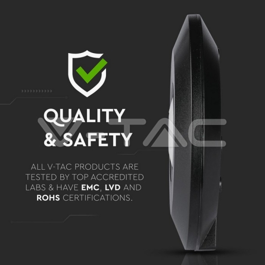 PIR Ceiling Sensor Flat Black - 8