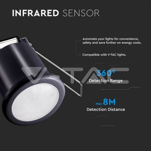PIR Ceiling Senson Black Body - 4