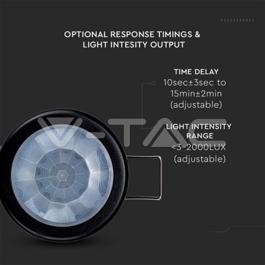 PIR Ceiling Senson Black Body - 6