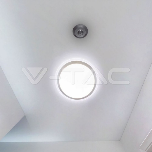 Sensor PIR de Techo Plano Completo Negro - 5