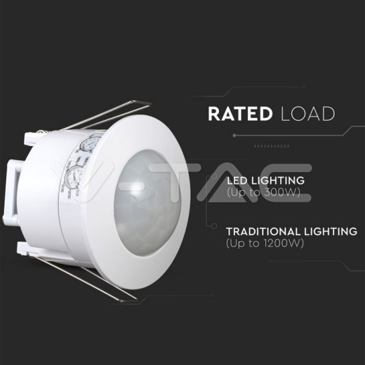 Sensor de techo PIR blanco 360° - 3
