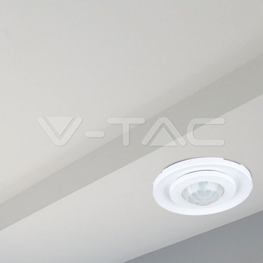 PIR Ceiling Sensor Moving Head White - 8