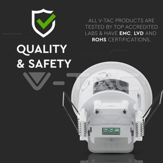 PIR Ceiling Sensor White - 6