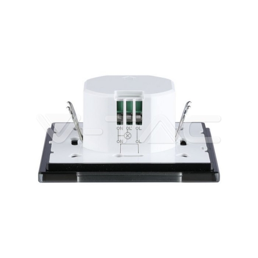 Sensor de movimiento por microondas cuerpo negro - 4