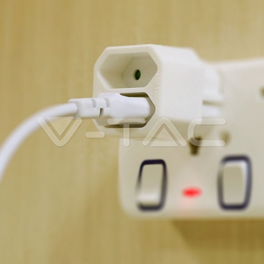 2 Outlet Adapter 2.5A White Label Poly Bag - 10