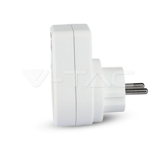 1 Way Adapter 16A White - 3