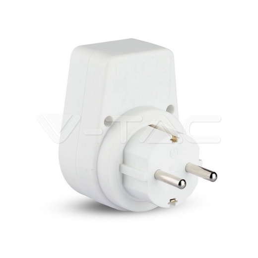 1 Way Adapter 16A White - 4