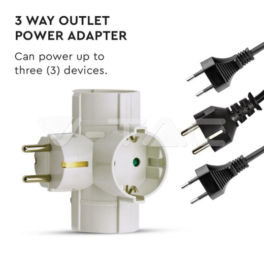 3 Outlet Power Adapter - 2