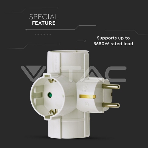 3 Outlet Power Adapter - 4