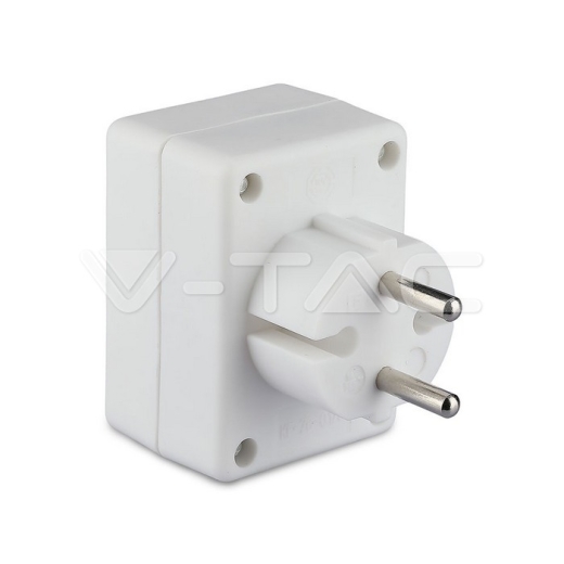 3 Outlet Adapter 2.5A White Label Poly Bag - 4