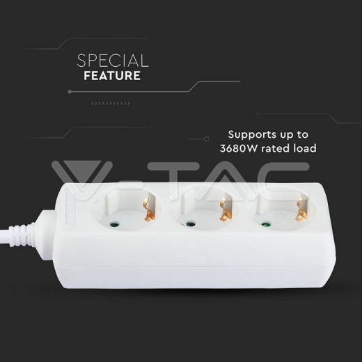 3 Power Strip Cable 1.5m - 6