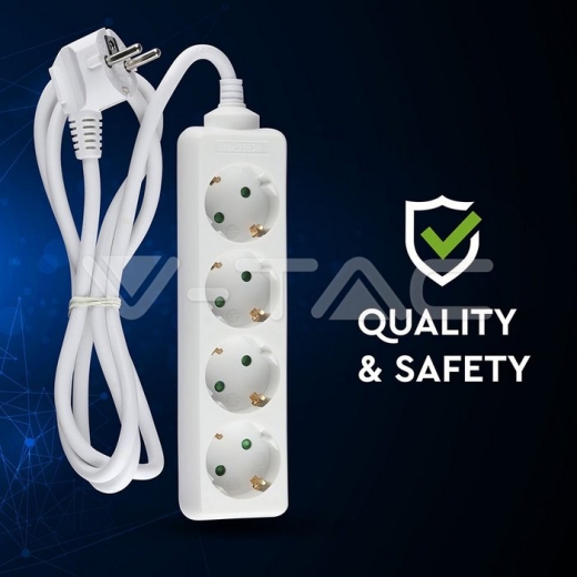 Enchufe 4 tomas con cable 1.5m - 6