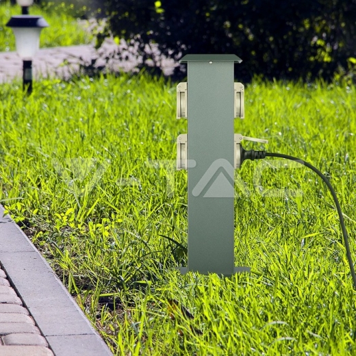 Enchufe jardín 4 tomas corriente IP44 - 11