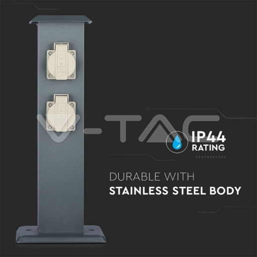 Enchufe jardín 4 tomas corriente IP44 - 7