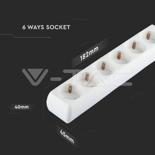 6 Power Strip Cable 1.5m - 5