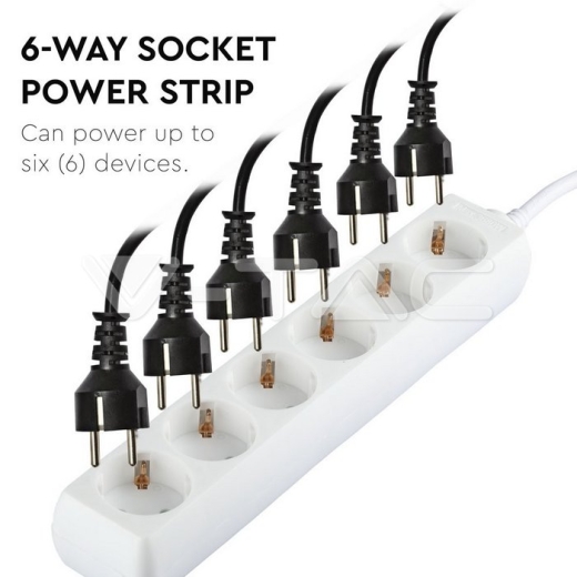 6 Power Strip Cable 1.5m - 7