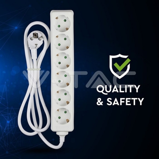Enchufe 6 tomas con cable 3m - 6