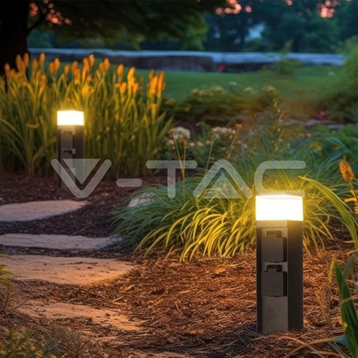 Lámpara Bolardo + Toma 16A max. Pila de energía de 3600W G9 - 6