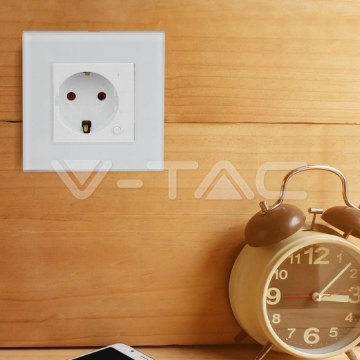 EU Wi-Fi Wall Socket White - 11