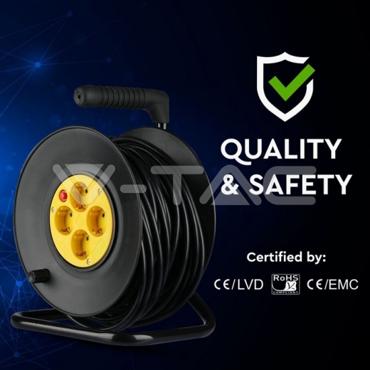 Carrete de cable 25m - 8