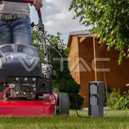 Base para Bolardo 16A max. Pila de potencia de 3600W de acero inoxidable. - 5