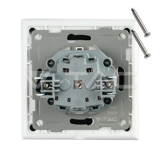 Enchufe EU 16A cristal blanco - 4
