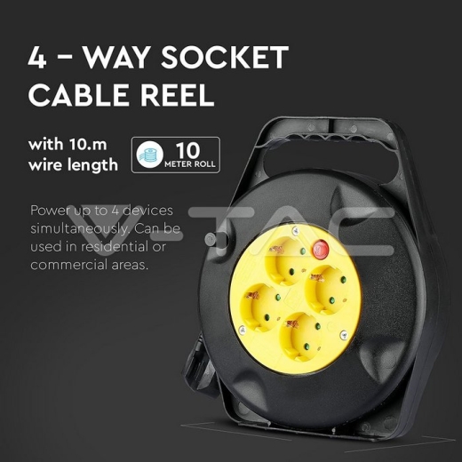 Carrete de cable 10m - 5